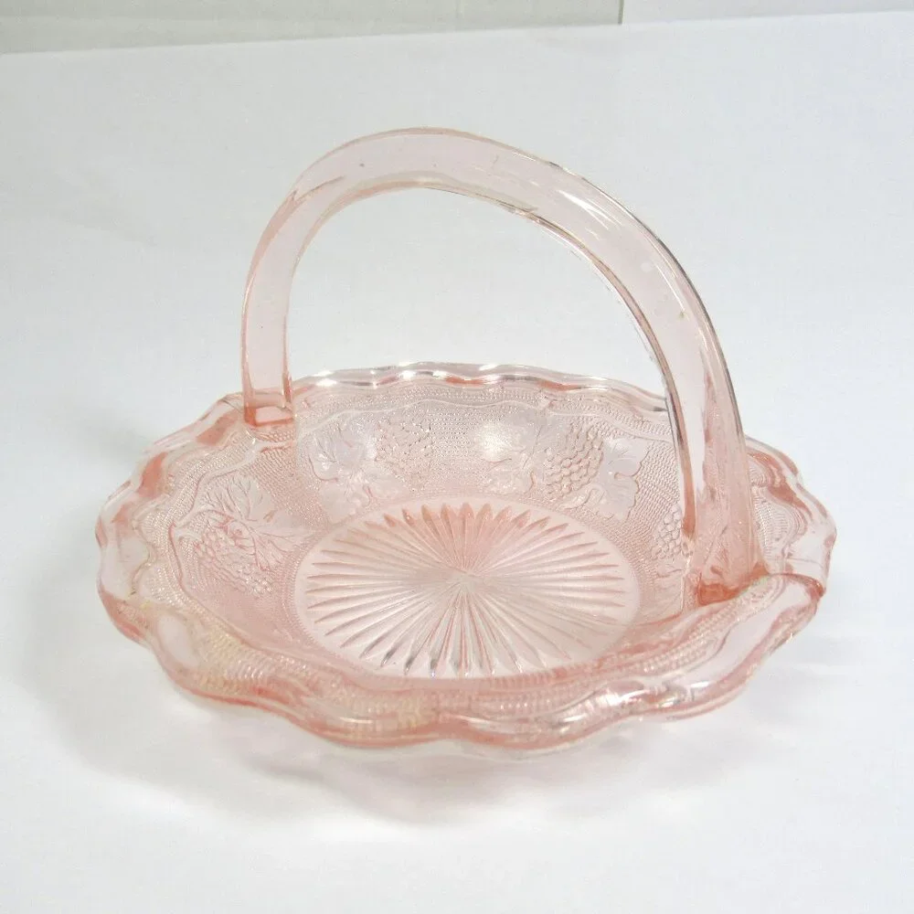 Vintage Pink Westmoreland Basket